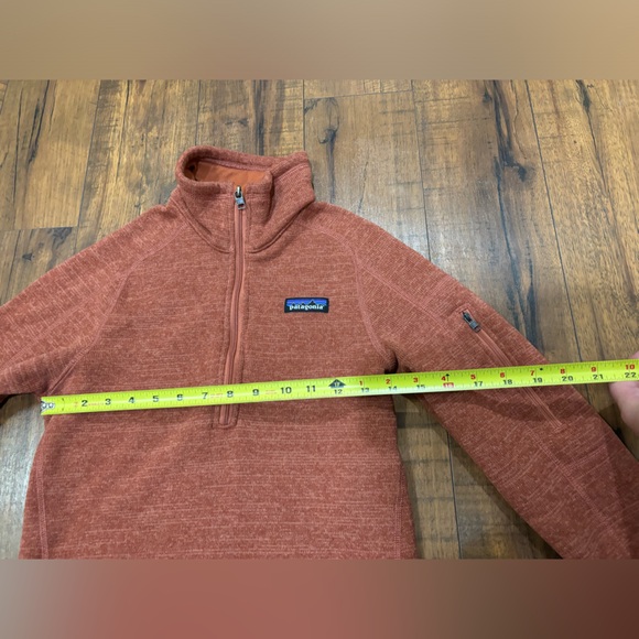 Patagonia Women’s Better Sweater 1/4 Zip Orange XS - Picture 9 of 10